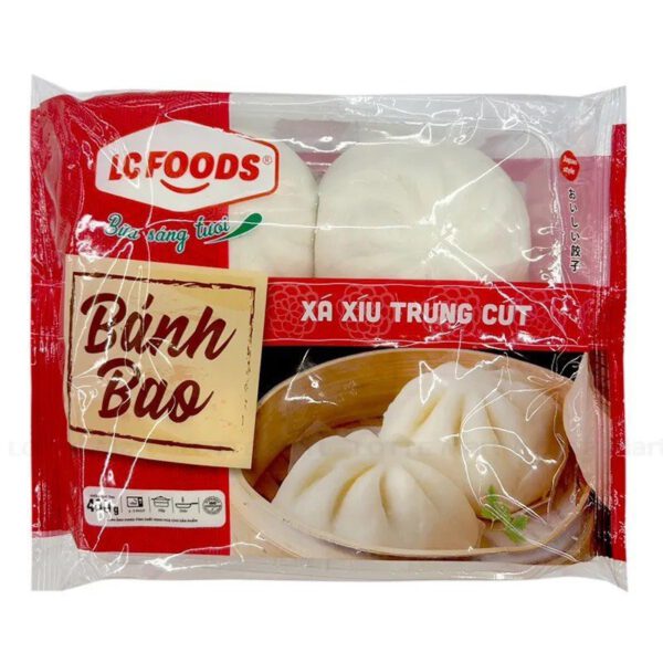 BÁNH BAO NHÂN XÁ XÍU TRỨNG CÚT